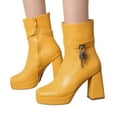 thumbnail image 4 of Tawop Ladies Boots High Heel Thick Sole Fall Boots, 4 of 4