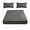 Gray, variant on Cotton Pillow Cases Standard Size Fitted Sheet And 1pair Double Bed Fitted Sheet Piece Non Sliped Fixed Bed Cover All Inclusive Mattress Protection Bed Cover Soft Fiber Suitable For Sleeping