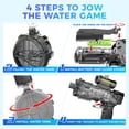 thumbnail image 4 of Pistola de agua eléctrica automática Funwee, 400 ml, largo alcance, 4 of 8