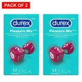 thumbnail image 1 of Durex Pleasure Mix Assorted Condoms, 12 in 1 pack (Pack of 2) $14.99 ea., 1 of 4