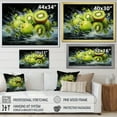 thumbnail image 4 of Designart "Whirlwind Dynamic Fruit Kiwi wall decor" Food & Beverage Floater Framed Canvas Art Print, 4 of 7