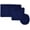 Blue, variant on 3-Piece Bathroom Set - OVERSTOCK SALE - Bath Rug / Contour Rug / Toilet Lid Cover/
