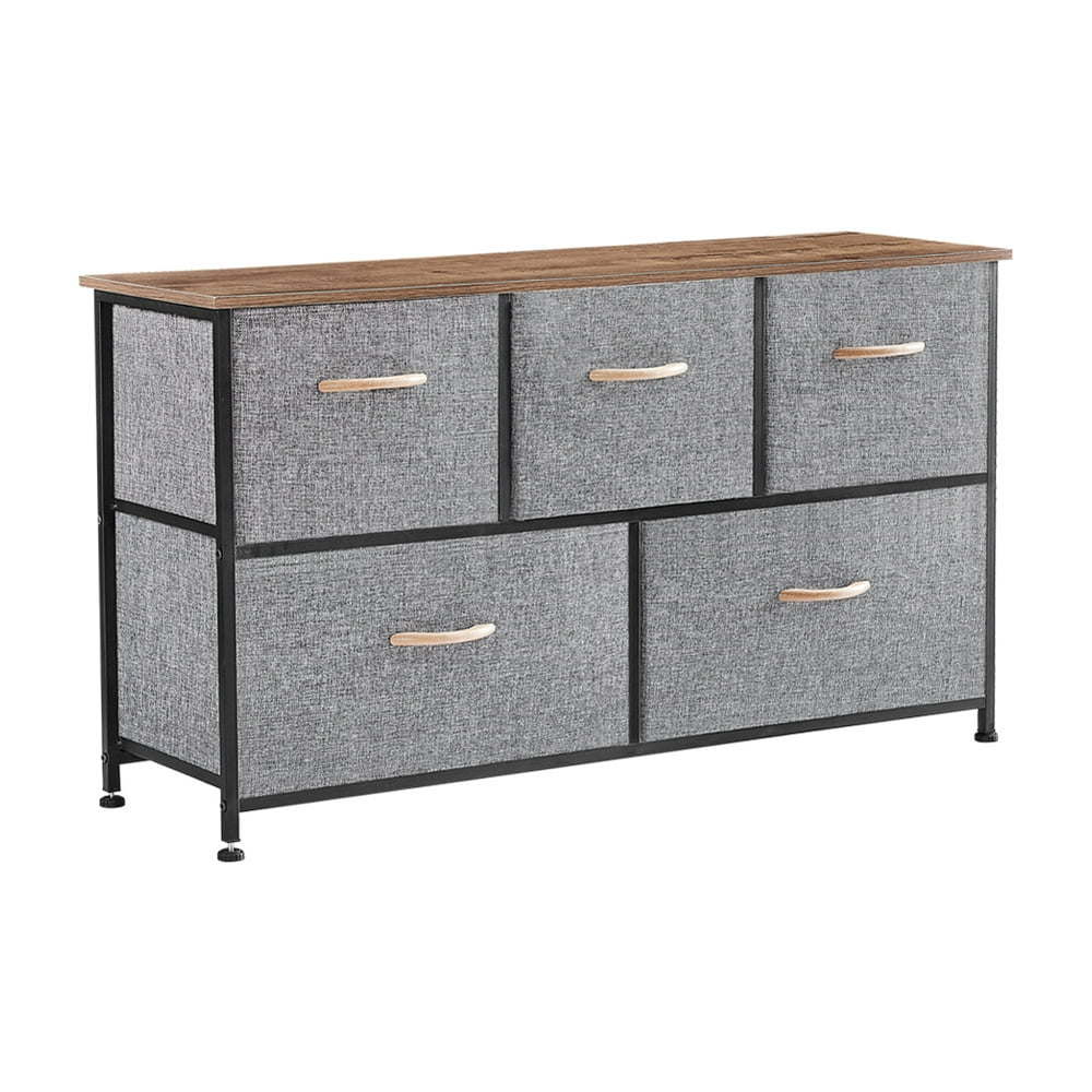 Saibaiyee Dresser Storage Organizer 5 Drawer Dresser Tower Unit For 