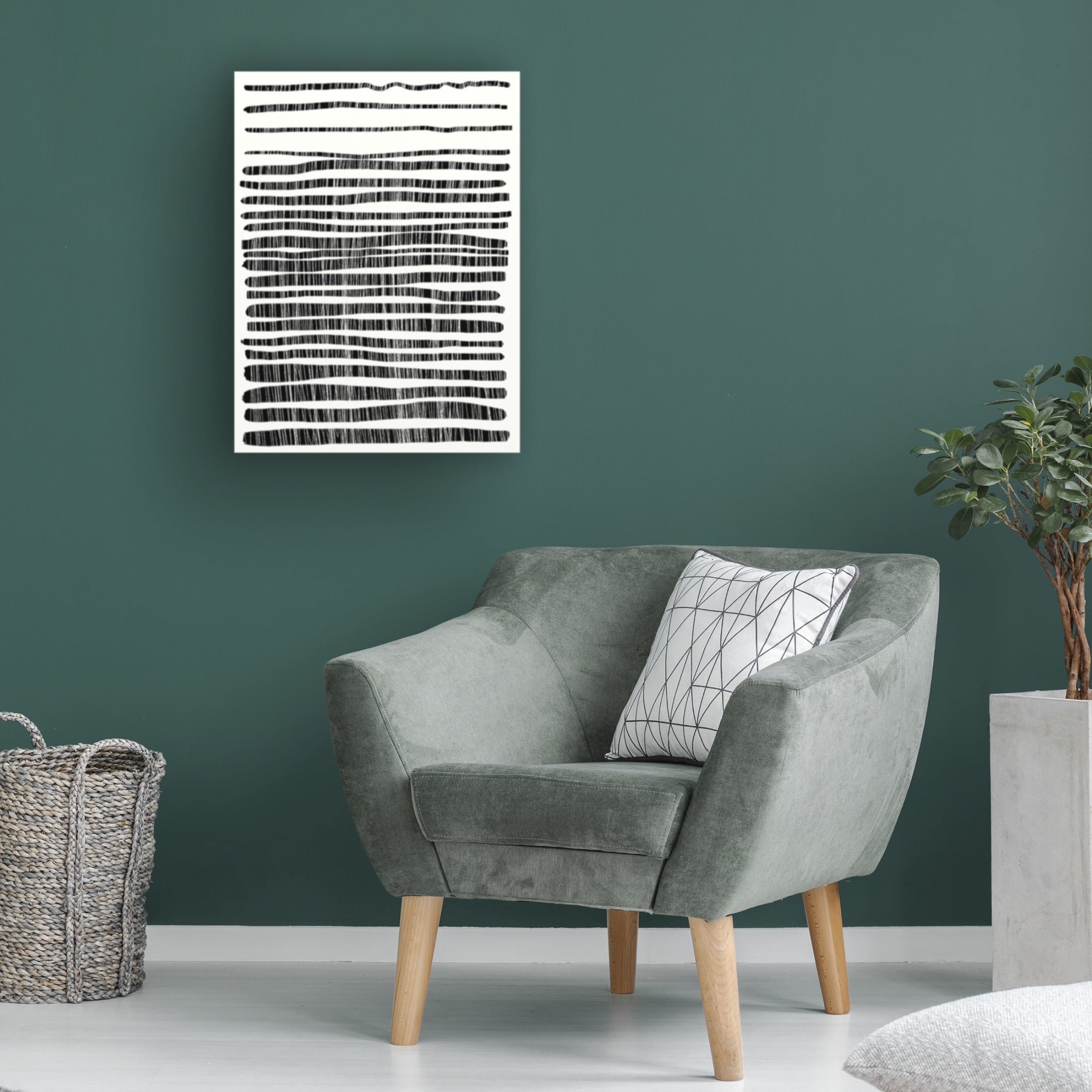 Trademark Fine Art Dan Hobday  Lines Canvas Wall Art
