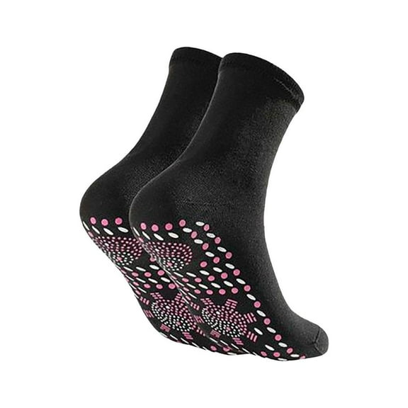 Self-Heating Socks for Winter - Stay Warm in Style with Black, Red, or White! 1 Pair per Order