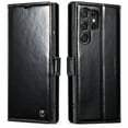 thumbnail image 2 of Luxury Magnetic Card Holder Wallet Cover for Samsung Galaxy S22 S23 Ultra Note 20 Ultra Note 8 9 10 Retro Purse Leather Case - All-Round Protection, 2 of 5