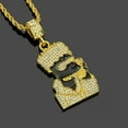 thumbnail image 4 of BESLIME Novelty Necklace Sparkling Hip Hop Necklace Initial Pendant Necklace, 4 of 4