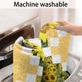 thumbnail image 5 of Sunflower Checkered Pattern Bathroom Rugs Mat,Non Slip Microfiber Bathroom Rug,Rubber Backing,Soft Bathroom Mats for Bathroom Floor,Tub and Shower,20x32in(50x80cm), 5 of 5