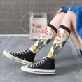thumbnail image 5 of Naloa Summer Cactus With Blooming Thigh High Socks Extra Long Stretchy Sock Women Over Knee High Opaque Stocking Daily Wear, 5 of 6