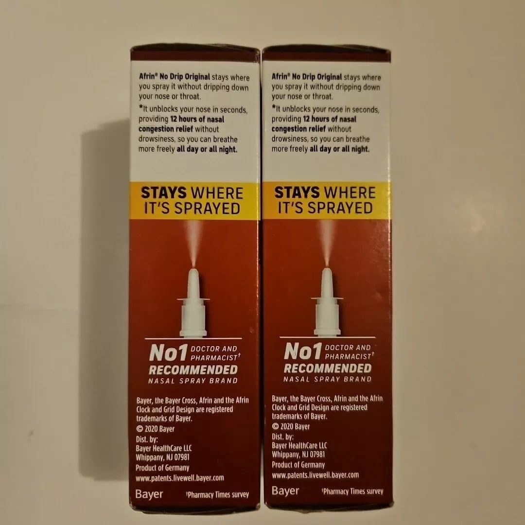 Afrin No Drip Original Pump Mist, 15 Milliliter -- 6 per case.