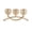 Golden, variant on Crystal Candle Holder 3 Arms Candelabra Table Centerpiece Wedding Buffet Table Ornaments