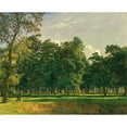 thumbnail image 2 of Ferdinand Georg Waldmüller 18x15 Gold Ornate Wood Frame and Double Matted Museum Art Print Titled - Prater Landscape (C. 1831), 2 of 4