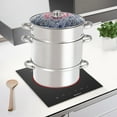 thumbnail image 3 of Gymax 11-Quart Stainless Steel Fruit Juicer Steamer Stove Top w/ Tempered Glass Lid, 3 of 10