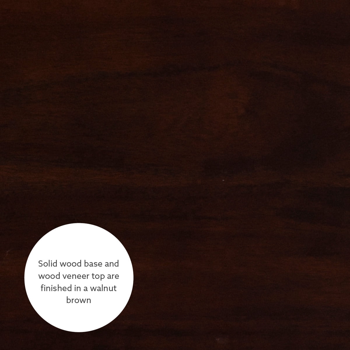Linon Cessford Bar Height Pub Table, 42" Tall, Dark Walnut