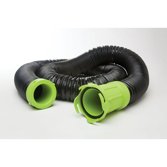 Titan 10-Foot RV Sewer Hose Extension - Thetford 17854, Black/Green
