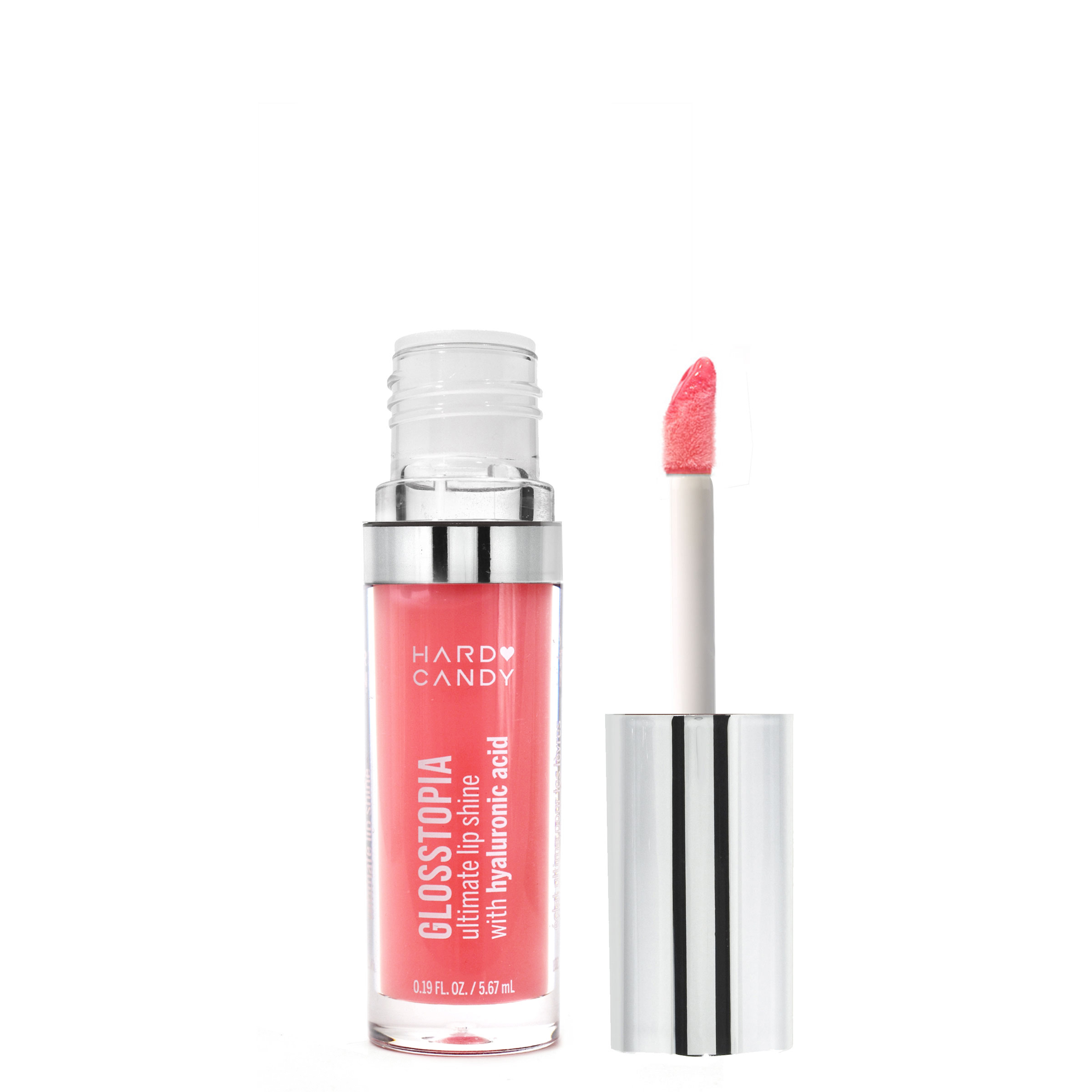 Hard Candy Glosstopia Lip Gloss, No Photos Please, light pink, 0.19 fl