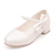 thumbnail image 1 of Zapatos para niños, zapatos de cuero para niños, lazo blanco, primavera y otoño, zapatos de princesa de tacón alto para niñas, zapatos de marea perlada, 1 of 6
