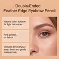 thumbnail image 3 of Dual-ended Waterproof Eyebrow Pencil, Fine Tip, Shapes, Defines, Fills Brow Makeup,Easy to Get Inner Corner Lined,Friendly For Beginner, 3 of 7