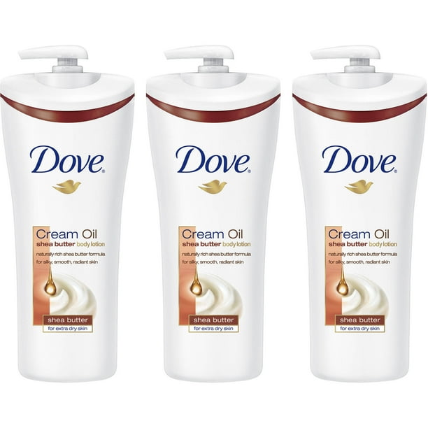 Dove Cream Oil Body Lotion with Warming Vanilla Scent, Moisturizer for