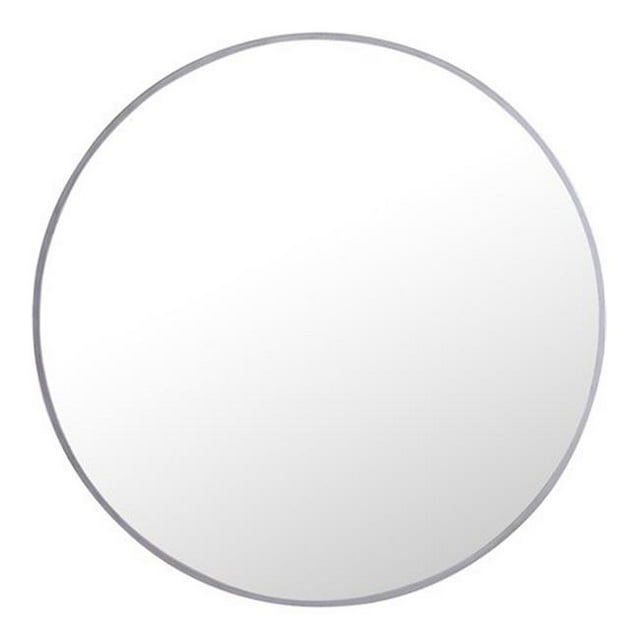 Elegant Lighting MR4033S 24 in. Eternity Metal Frame Round Mirror, Silver