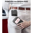 thumbnail image 3 of Tarjetero Cartera Magnética Piel Magsafe Soporte Para iPhone Modelo Negro, 3 of 4
