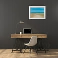 thumbnail image 3 of Frank, Assaf 24x19 White Modern Wood Framed Museum Art Print Titled - Tranquil beach, 3 of 4
