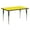 Yellow, variant on Flash Furniture Wren 24''W x 60''L Rectangular Grey HP Laminate Activity Table - Standard Height Adjustable Legs