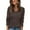 CJ10_Coffee, variant on Resicozy Sweaters for Women Long Sleeve V Neck Shirts Business Casual Fashion Work Blouses 2025 Fall Loose Knit Pullover Tops Blue 2XL