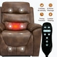thumbnail image 4 of LiviNest Power Lift Recliner Chair: Dual Motor Massage Chair with 8-Point Vibration & Lumbar Heating - Infinite Position Adjustable Home Office Chair for Chronic Back Pain Relief & Full Body Relaxati, 4 of 6