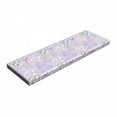 thumbnail image 1 of Romantic Bench Pad, Repeating Outline Sketchy Wild Flowers and Buds on Abstract Dreamy Background, HR Foam Cushion with Decorative Fabric Cover, 45" x 15" x 2", Multicolor, by Ambesonne, 1 of 3