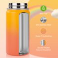 thumbnail image 5 of Daluvenix 12 oz Kids Water Bottle, Toddler Water Bottle 2-in-1 Straw and Chug, Stainless Steel Insulated Bottle for Kids, BPA-Free, Leak-Proof, Orange, 5 of 6