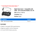 thumbnail image 2 of Right Valve Cover - Compatible with 2008 - 2012 Chevy Malibu 3.6L V6 2009 2010 2011, 2 of 2
