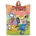 thumbnail image 2 of Adventure Time Jake the Dog Fleece Throw Blankets, Super Soft Flannel Cozy Blankets for Adults, Washable Lightweight Blanket for Couch Sofa Bed Office, Warm Plush Blankets for All Season, 2 of 8
