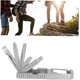 thumbnail image 2 of 12 in 1 Folding Multi-Tool Keychain - Portable Handheld Multitool with Screwdriver Set Bottle Opener Carabiner - Ideal Outdoor Camping Tool and Pocket Knife for Everyday Carry, 2 of 5