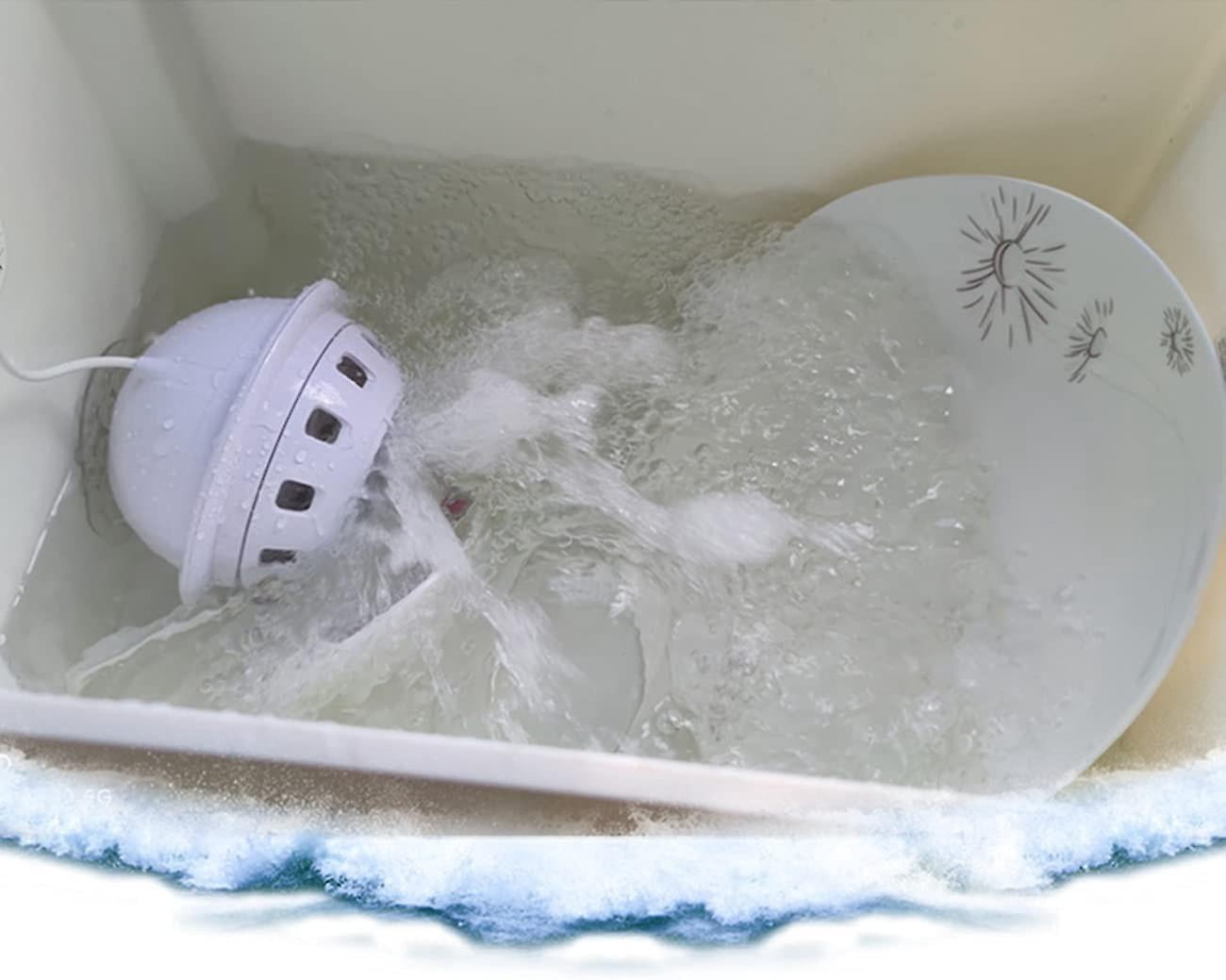 Portable Intelligent Automatic Ultrasonic Sink Dishwasher Household Fruit Vegetable Washing Machine for Traveling