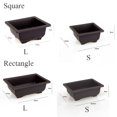 thumbnail image 2 of Plastic Balcony Home Decor Square/Rectangle Planters Garden Supplies Nursery Pots Bonsai Pots SQUARE L, 2 of 8