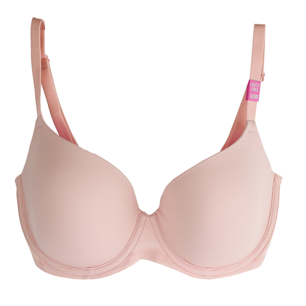 Victoria's Secret Pink Wear Everywhere Lightly Lined Demi Bra, Buff, 36B