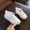 White, variant on Mfakffe Toddler Canvas Shoes Warm Spring Breathable Sneakers Round Toe Walking Casual Shoes for Infant Black 8 Toddler