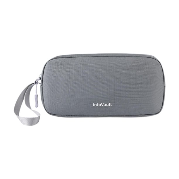 Bolsa organizadora de cables, organizador de electrónica, bolsa de protección para cables Gris