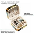 thumbnail image 2 of Collie Travel Portable Square Jewelry Box Organizing Rings Earrings Necklaces Bracelets for Girls Women, 2 of 6