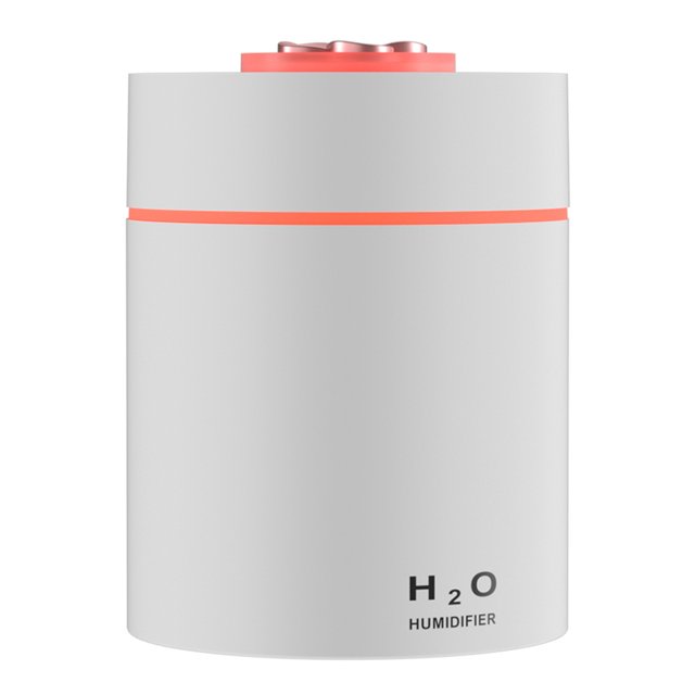 Mini humidificador purificador de aire de niebla apagado automático alimentado por USB Eccomum Blanco