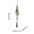 thumbnail image 3 of PuSpu Metal Transparent Acrylic Pendant Hanging Necklace Christmas Tree Decorations Hanging Ornaments Christmas Indoor Decoration, 3 of 6