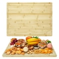 thumbnail image 2 of Bamboo Cutting Board,Extra Large Wooden Cutting Boards for Kitchen,Chopping Board with Deep Juice Grooves & Handles,Cutting Board for Chopping & Serving,24"x18", 2 of 8