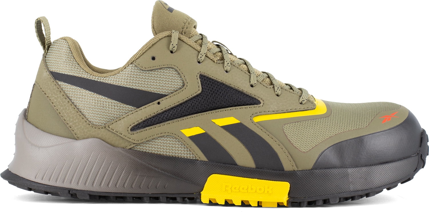 Reebok Work Lavante Trail Work, Men's, Army Green/Black/Yellow