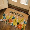 thumbnail image 6 of 2Pcs Floral Welcome Mats Flower Coir Door Mat Colorful Spring Door Mat Indoor Entrance Cute Decorative Outdoor Doormats Non Outside Door Mats For Front Door Rugs 16 * 24" Carpet, 6 of 6