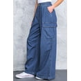 thumbnail image 2 of Flying Tomato Free Market Women's Super High Waist Wide-Leg Jeans (Denim, Medium), 2 of 4
