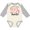 Natural and Heather, variant on Inktastic Pop Pop's Little Sweetie with Pink Heart Cookie Boys or Girls Long Sleeve Baby Bodysuit