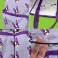 thumbnail image 5 of Garden Tool Bag,Purple Boston Terrier Puppy Garden Tool Organizer,Garden Gifts,Waterproof Multi-Pocket Garden Tool Storage 11.8x5.5x11.4 Inch(Tools NOT Included), 5 of 6