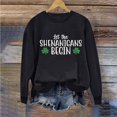 thumbnail image 3 of Guluxicc Women's Sweatshirts Casual Long Sleeve Graphic Printed Shirts St. Patrick's Day Pullover Tops, M, 3 of 6