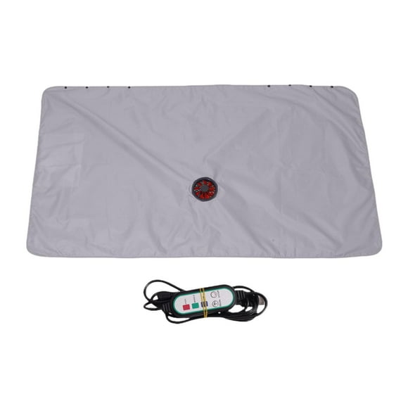 Manta de refrigeración, manta de ventilador de refrigeración USB con ventilador de 12 V, manta de verano USB, manta de refrigeración Gris